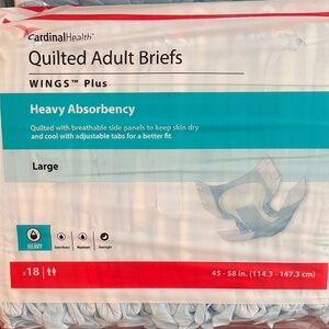 Quilted Adult Briefs